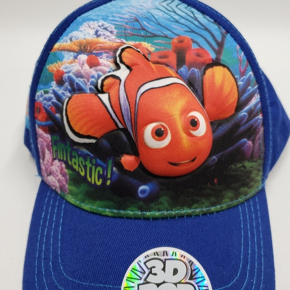 New Finding Dory Nemo Blue Cap 3D Disney Pixar Kids Snapback Hat - Picture 3 of 12